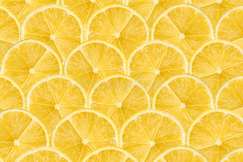 Lemon Slice Abstract Seamless Pattern