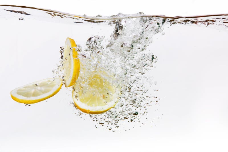 Lemon Slice Water Drop