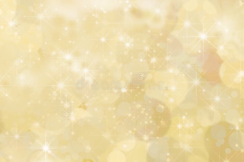 Lemon Yellow Abstract Star Background