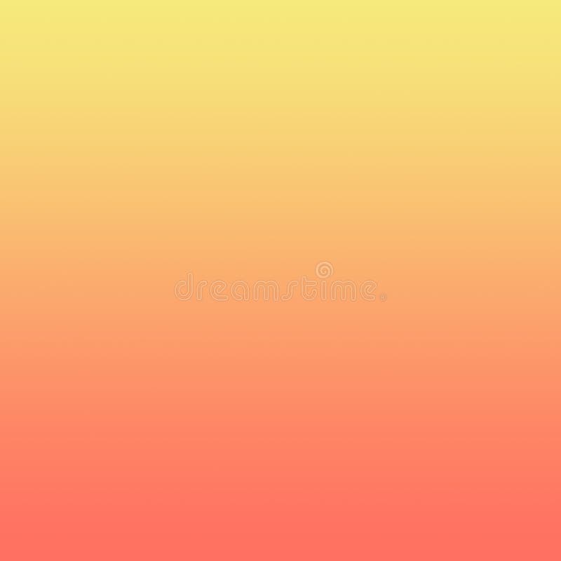 Lemon Yellow Coral Gradient Ombre Background Stock Illustration -  Illustration of blurry, blurred: 138689787