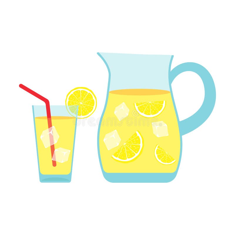 https://thumbs.dreamstime.com/b/lemonade-glass-pitcher-lemons-ice-cubes-lemonade-glass-pitcher-lemons-ice-cubes-vector-illustration-171881230.jpg
