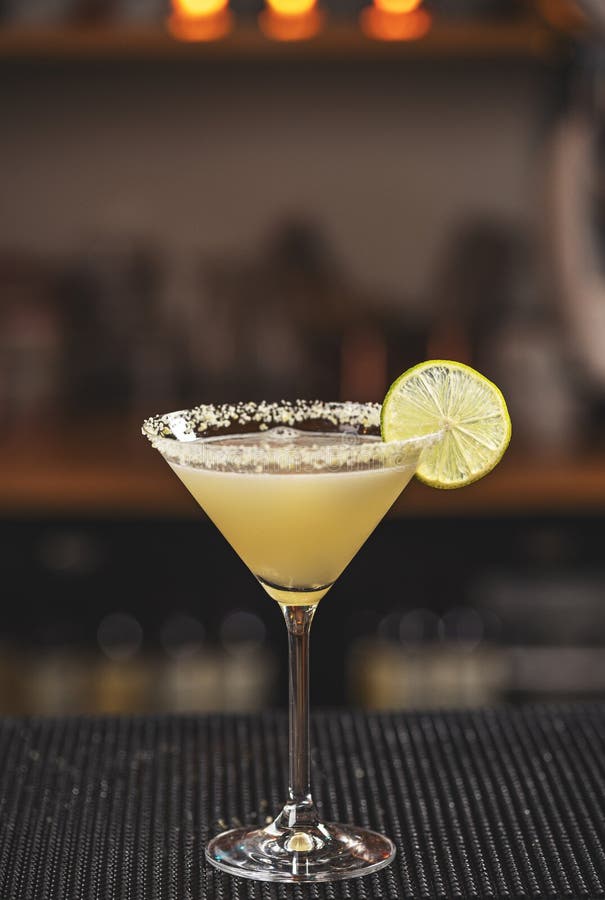 Lemonade martini cocktail stock image. Image of cocktail 264885071
