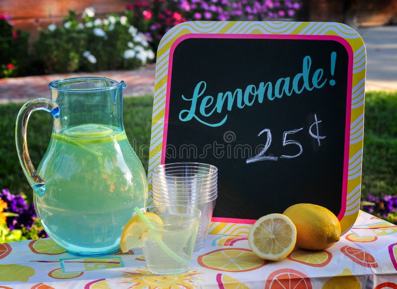 Lemonade For Sale Stock Photo Image 42241882