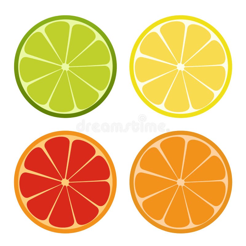 Green Lime Icon. Citrus. Refreshing Drink. Vector Illustration. Stock