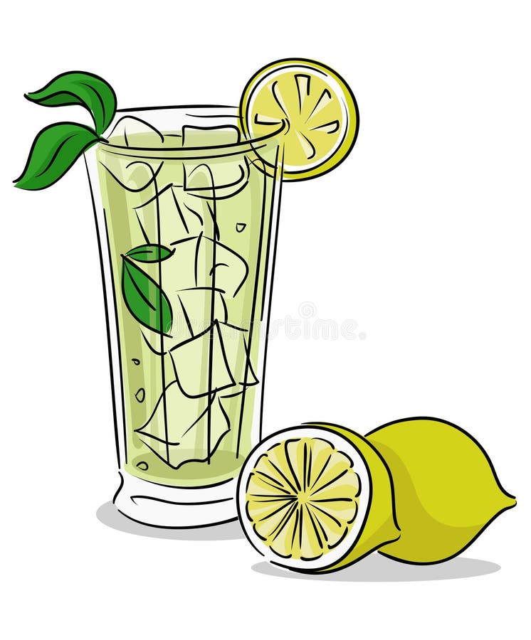 Lemoniady szkło royalty ilustracja Lemoniady szkło royalty ilustracja
