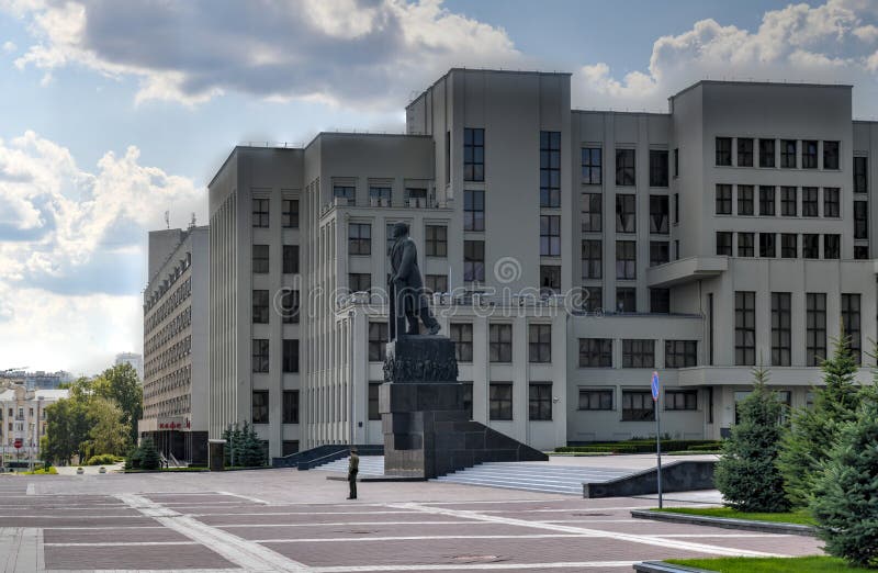Lenin - Minsk, Bielorussia fotografia stock Lenin - Minsk, Bielorussia fotografia stock