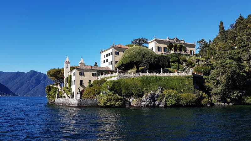 Lenno, Italien - schöner Garten und Villa Del Balbianello am Como See stockfoto Lenno, Italien - schöner Garten und Villa Del Balbianello am Como See stockfoto