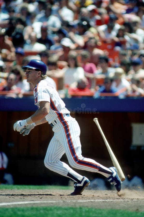 New York Mets OF Lenny Dykstra. (Image taken from a color slide.)