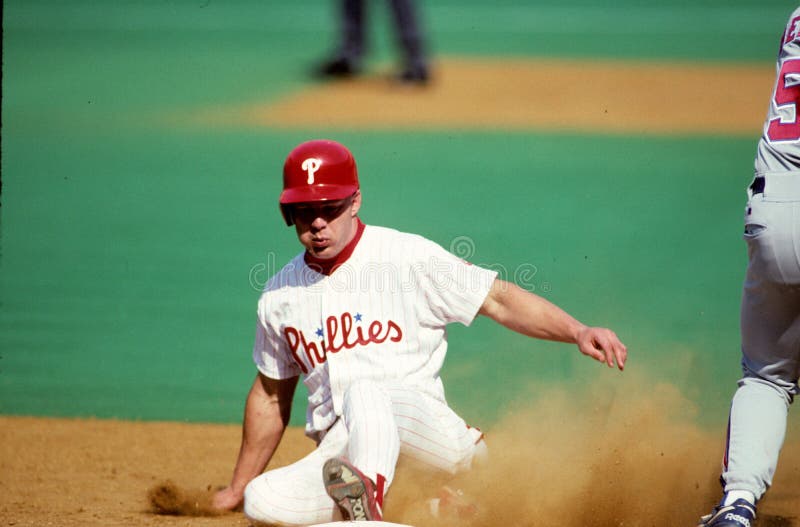 Philadelphia Phillies OF Lenny Dykstra. (Image taken from a color slide.)