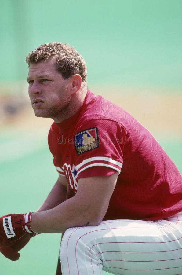 Philadelphia Phillies OF Lenny Dykstra. (Image taken from a color slide.)