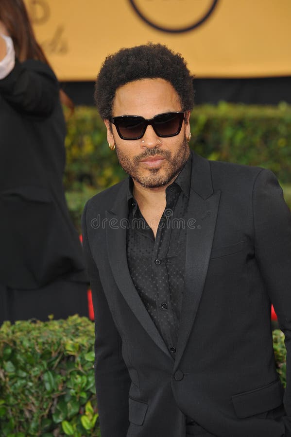 LOS ANGELES, CA - JANUARY 25, 2015: Lenny Kravitz at the 2015 Screen Actors Guild Awards at the Shrine Auditorium.