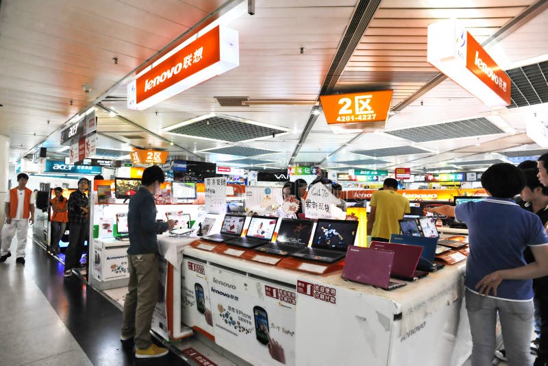 Lenovo store stock photos