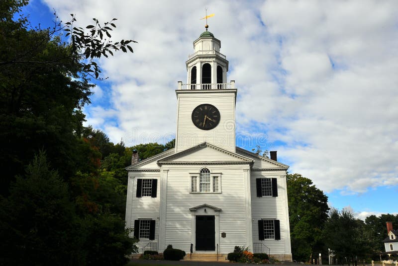 Lenox, MA Church on the Hill Stock Photo Image of white, clapboard 45275310