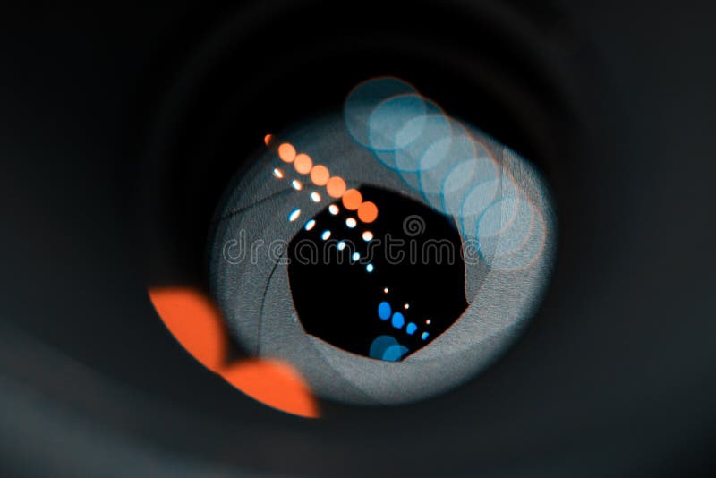 Lens photo scale royalty free stock photography