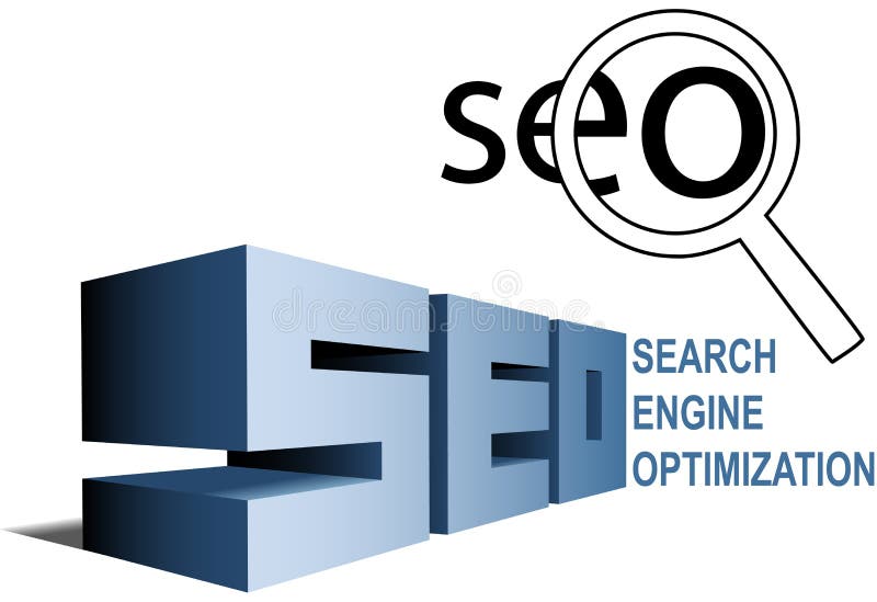 Lente d'ingrandimento di ottimizzazione di Search Engine di SEO