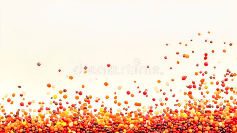 Lenticchie colorate piovono su fondo bianco ingredienti alimentari e concetti di cottura fotografia stock libera da diritti
