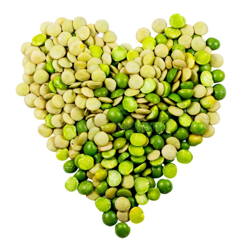 Lentils and Peas Forming a Heart Stock Photo Image of seeds, healthy
