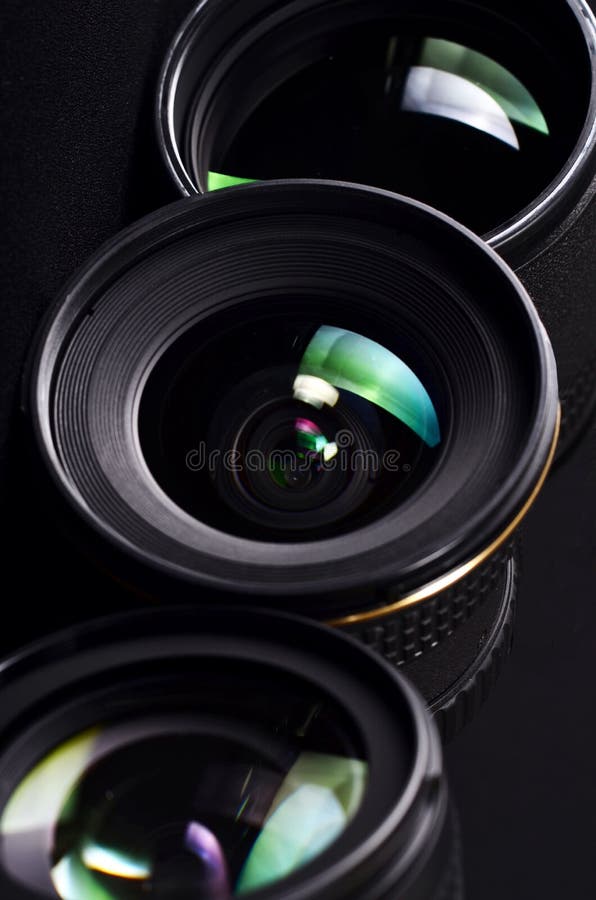 Fotografieobjectieven 03 stock afbeeldingen
