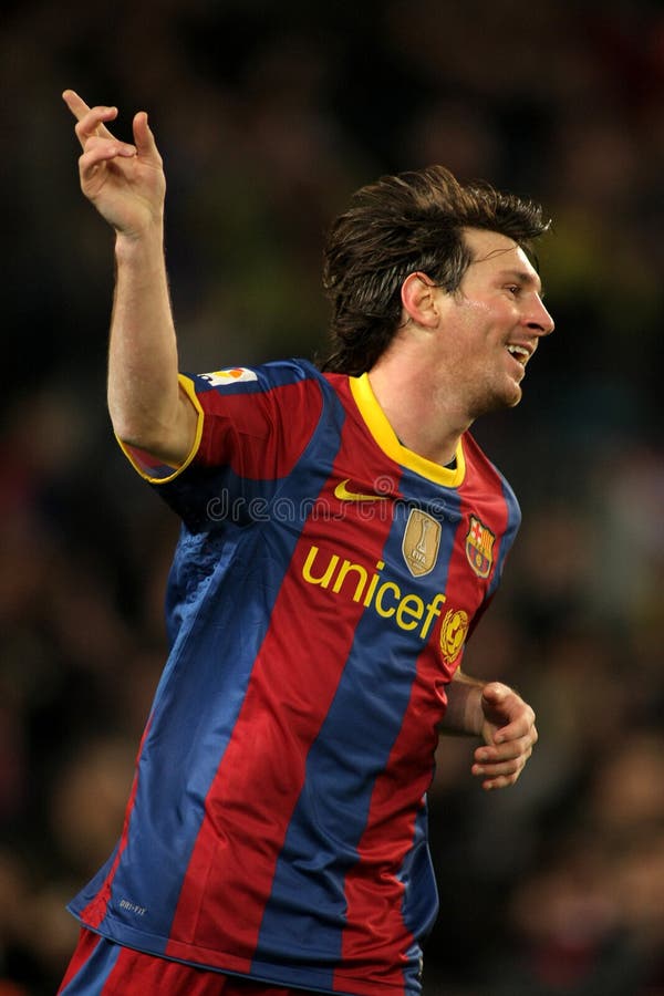 Leo Messi of Barcelona royalty free stock photo