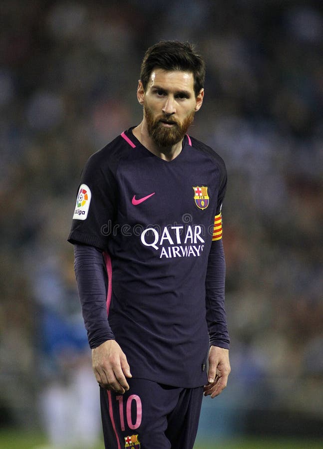 Leo Messi of FC Barcelona stock photos
