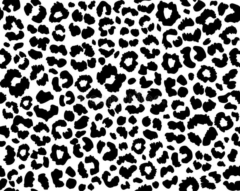 Leopard avskriver skarvfärdigt mönster cheetah-upprepande mönster vektor för svartleopardprickar vektor illustrationer