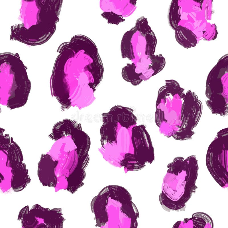 Leopard-Druck-Muster Nahtloses Tiermuster stock abbildung Leopard-Druck-Muster Nahtloses Tiermuster stock abbildung