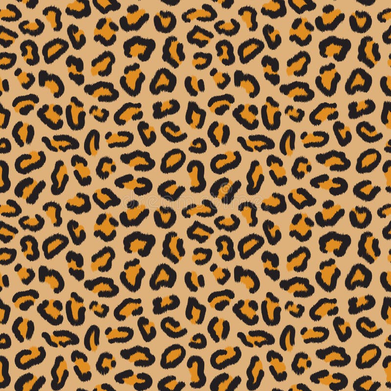 Leopard seamless pattern. Leopard spots. Fashion cheetah print. Popular texture.