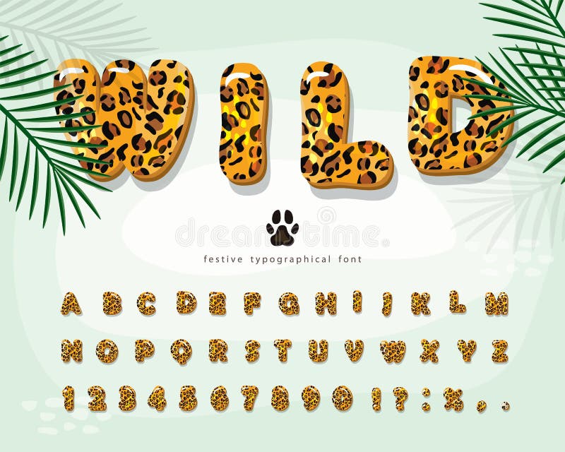 Wild Animal Print Circles Vector Set Stock Illustration - Download