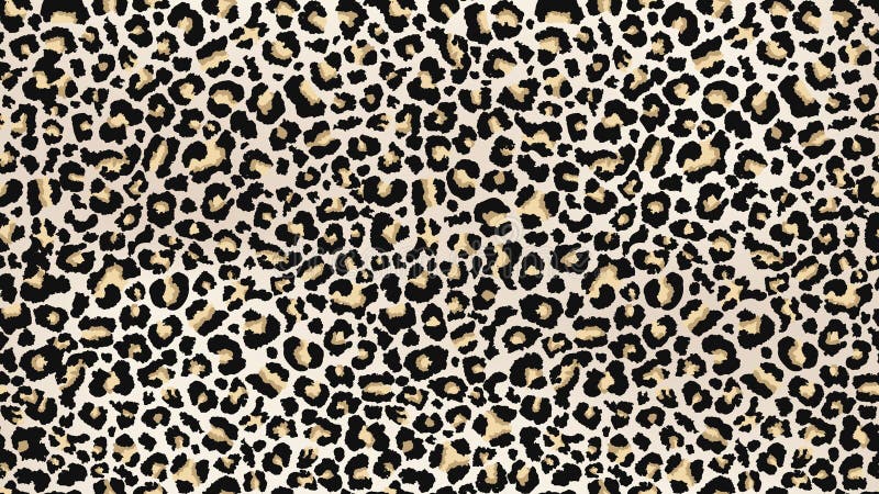 Leopard. sömlöst mönster vektor illustrationer