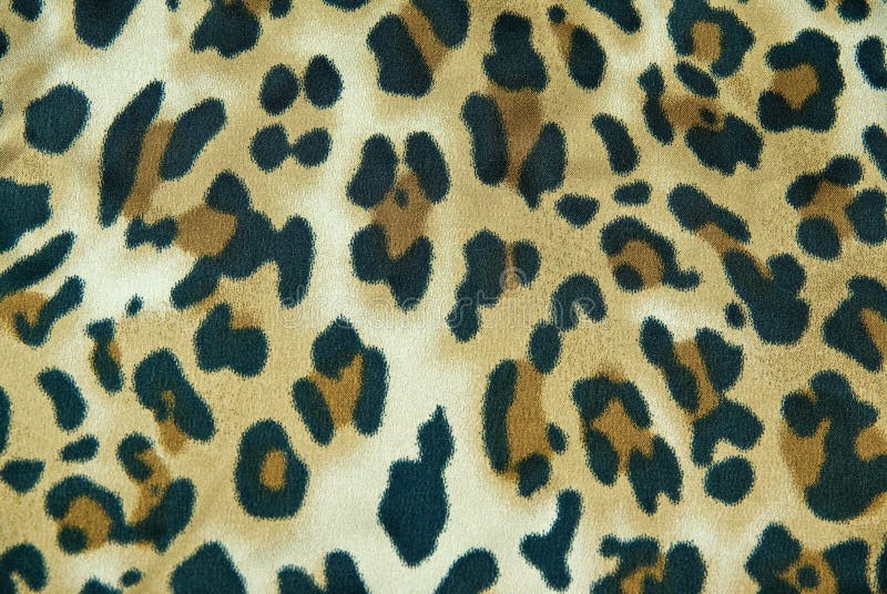 Leopardmusterseide lizenzfreies stockfoto