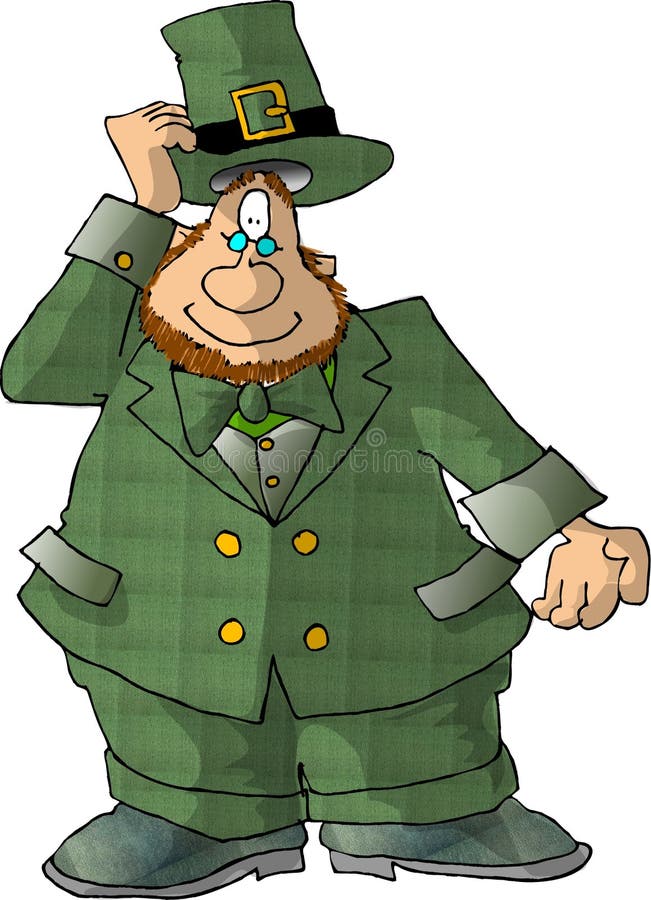 leprechaun 3 иллюстрация вектора leprechaun 3 иллюстрация вектора