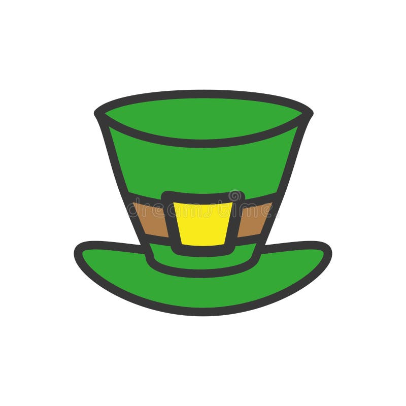 Download Leprechaun Hat Isolated Icon Stock Vector - Illustration ...
