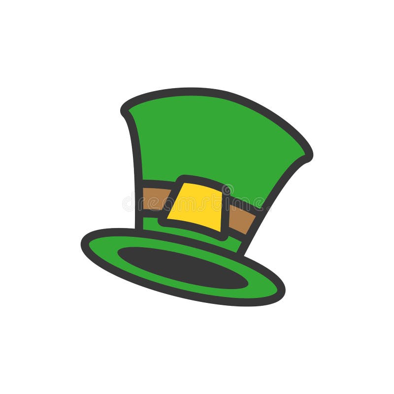 Download Leprechaun Hat Isolated Icon Stock Vector - Illustration ...