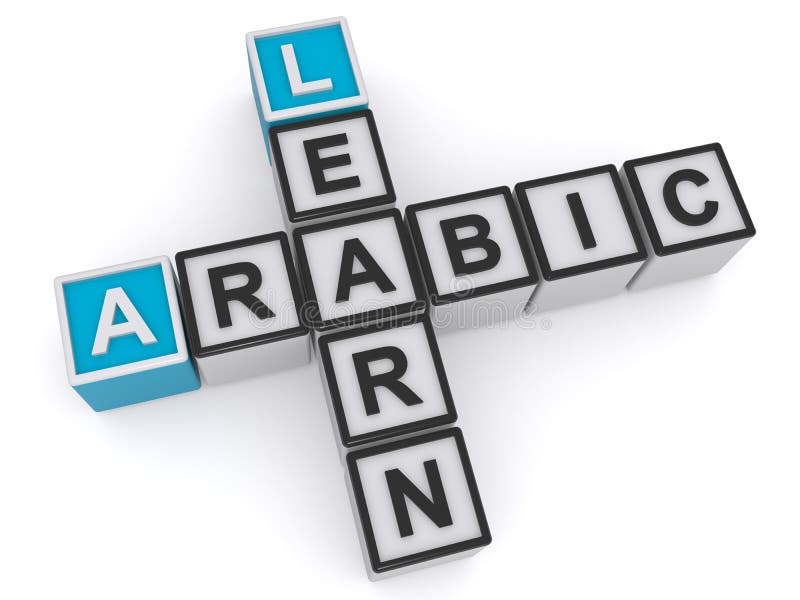 Lernen Sie Arabisch lizenzfreie abbildung Lernen Sie Arabisch lizenzfreie abbildung