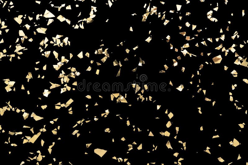 Confettis Doré Sur Fond Gris Partie or Feuille Paillettes Fond Image stock  - Image du abstrait, vacances: 218861883