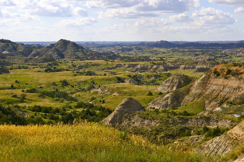 Les Badlands Du Dakota Du Nord Image stock Image du missouri