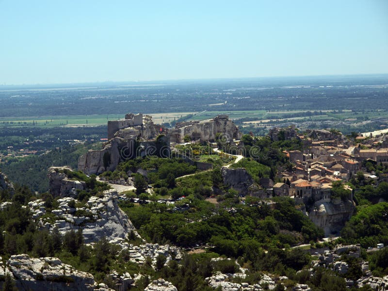 Les Baux-De-Provence lizenzfreies stockbild Les Baux-De-Provence lizenzfreies stockbild