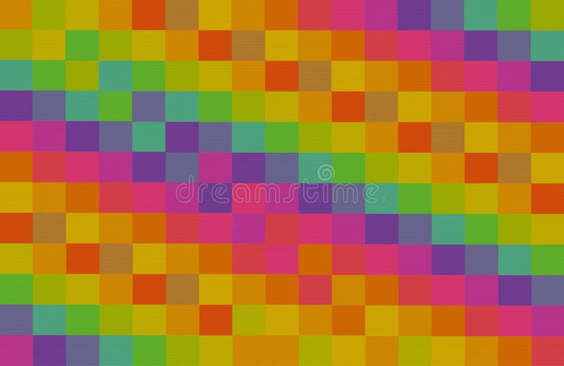 Les blocs abstraits carrés colorés de contraste de fond de mosaïque dentellent la base rouge verte jaune de modèle de rangée de t photos libres de droits Les blocs abstraits carrés colorés de contraste de fond de mosaïque dentellent la base rouge verte jaune de modèle de rangée de t photos libres de droits
