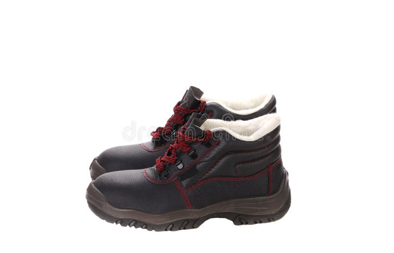 Les bottes de l'homme d'hiver. photos libres de droits Les bottes de l'homme d'hiver. photos libres de droits