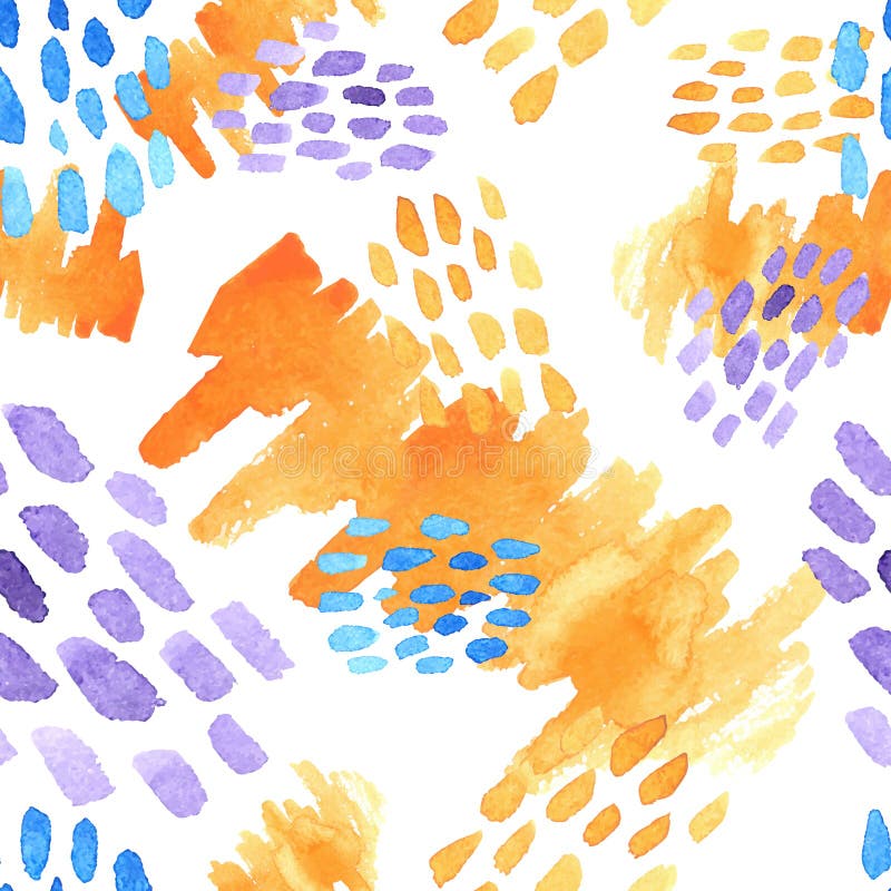 Les courses et la peinture tirées par la main abstraites de brosse éclabousse des textures, modèle sans couture d'aquarelle illustration stock Les courses et la peinture tirées par la main abstraites de brosse éclabousse des textures, modèle sans couture d'aquarelle illustration stock