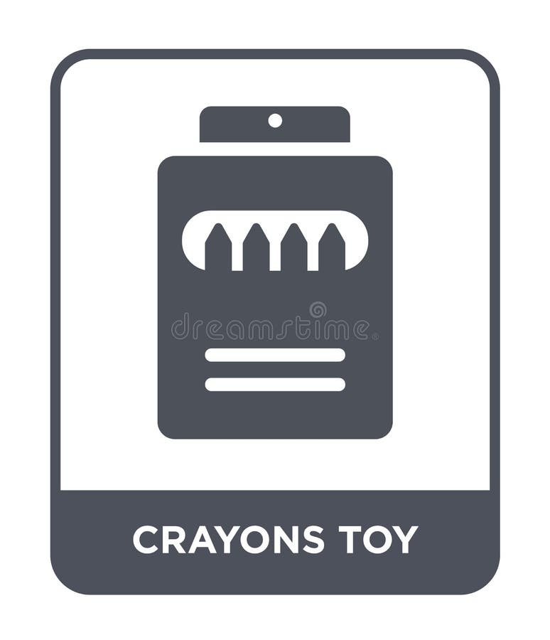 les crayons jouent l'icône dans le style à la mode de conception les crayons jouent l'icône d'isolement sur le fond blanc les cra illustration stock les crayons jouent l'icône dans le style à la mode de conception les crayons jouent l'icône d'isolement sur le fond blanc les cra illustration stock