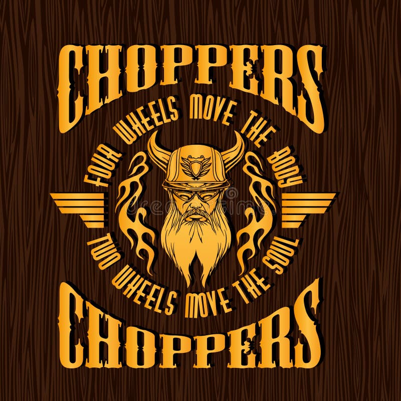 Les cyclistes de vintage d'or badge sur la texture en bois illustration stock Les cyclistes de vintage d'or badge sur la texture en bois illustration stock