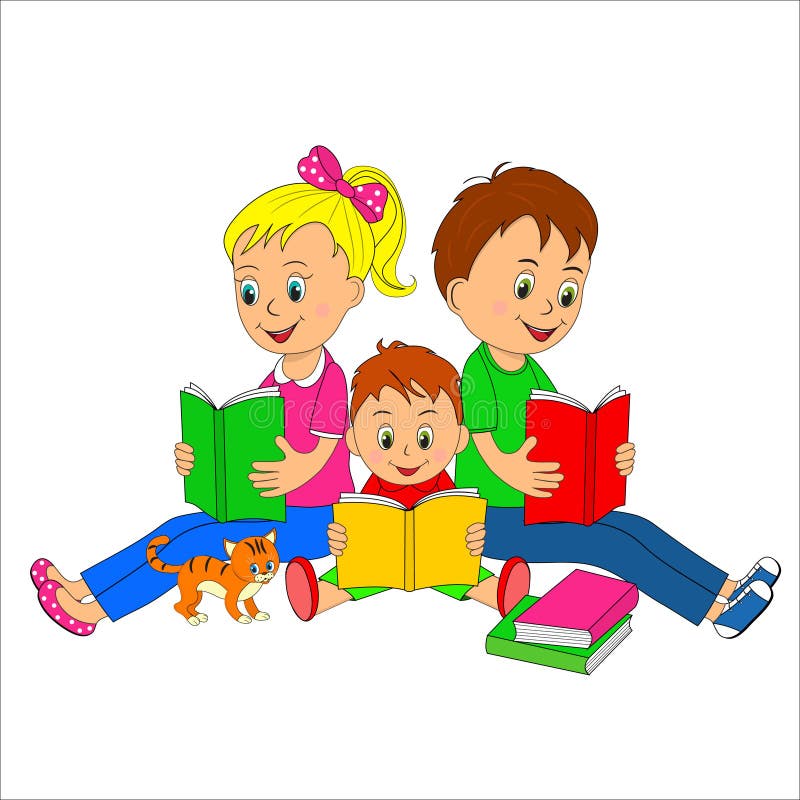 Jolis garçons 5-6 ans en T-shirts rouges regardent le livre couché en face  d'eux avec intérêt, apprendre à lire. Livre ouvert, curiosité, enfants edu  Photo Stock - Alamy