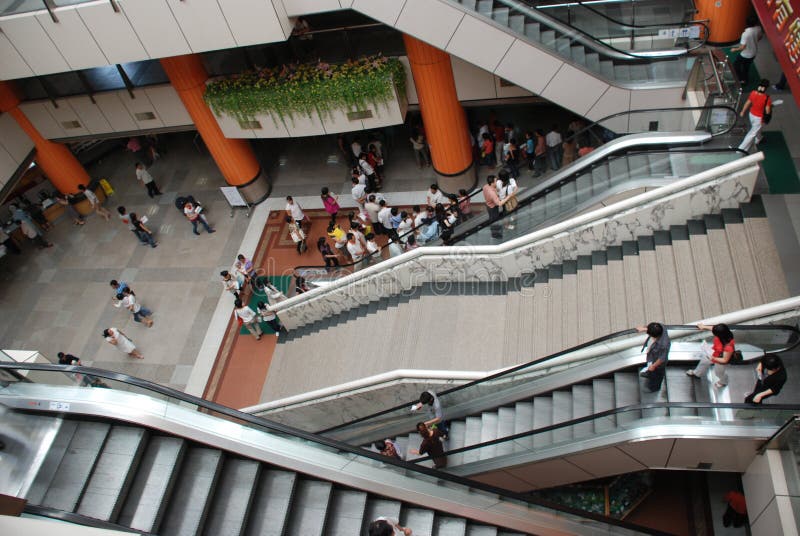 Les escalators photographie stock Les escalators photographie stock