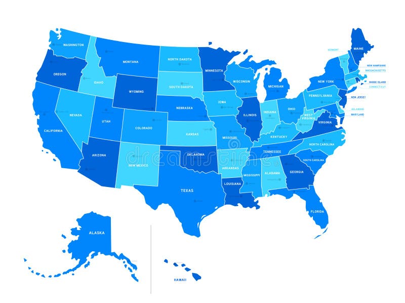 Les Etats-Unis semblables vides tracent d'isolement sur le fond blanc État uni. Carte vide des Etats-Unis d'isolement sur le fond blanc Pays des Etats-Unis d'Amérique Dirigez le calibre pour le site Web, concevez, le couvrez, infographics