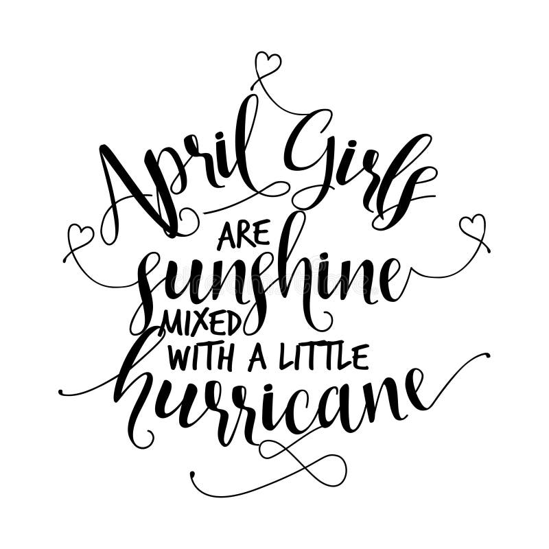 Les Filles D Avril Sont Soleil Melange A Un Petit Ouragan Illustration De Vecteur Illustration Du Cadeau Soyez Les Filles D Avril Sont Soleil Melange A Un Petit Ouragan Illustration De Vecteur Illustration Du Cadeau Soyez