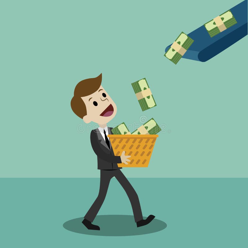 Les finances et l'argent, affaires ont un bénéfice illustration stock Les finances et l'argent, affaires ont un bénéfice illustration stock