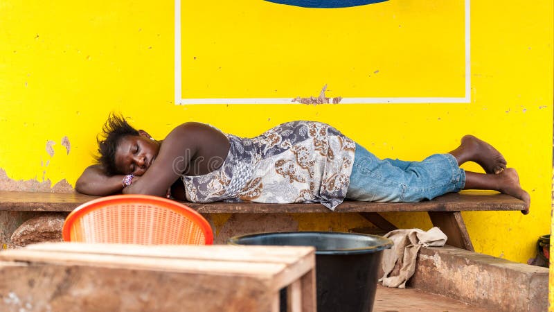 Personnes au GHANA photo stock