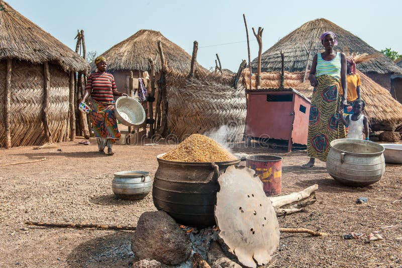 Personnes au GHANA images stock