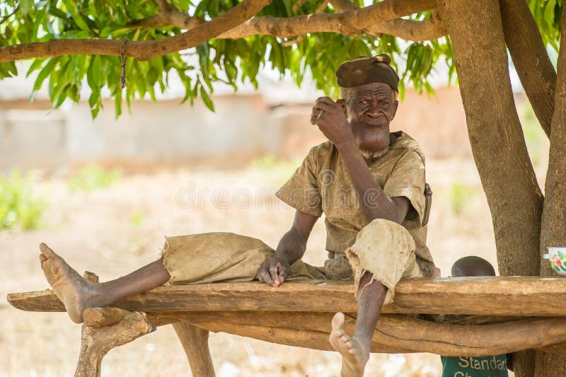 Personnes au GHANA image stock